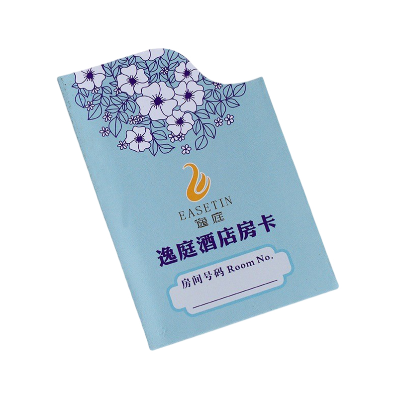 How can hotel-specific elements be cleverly incorporated into the design of room card holder customization?